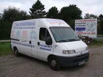 Fiat Ducato 2,8.i.d.TD ,der Firma Bauelemente HS. in Dortmund.
(21.09.2007)