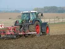 Fendt 930 bei der Feldarbeit im Raum Vieselbach - Hopfgarten �stlich von Erfurt am 21.10.2009