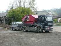 MAN steht in Bad Sulza am 22.10.2009