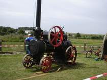 Lanz Dampflokomobile auf dem Museumselnde Alt-Schwerin whrend der Dampftage im August 2007