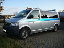 VW T 5 der Bundesanstalt fr Gterverkehr auf einem Parkplatz an der A 4, 26.10.2009