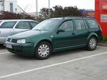 VW Golf Variant der Bundespolizei auf einem Rastplatz an der A 4, 27.10.2009