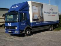 Im Industriegebiet von Bergen/Rgen traf ich am 05.August 2009 diesen Mercedes-LKW.