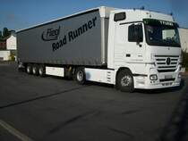 Mercedes-Sattelzug am 05.August 2009 in Bergen/rgen.