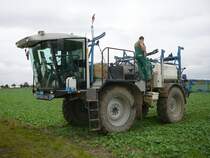 Brutigam Hydrotrac 120-40 als selbstfahrende Feldspritze auf einem Feld in der Nhe der BAB Ausfahrt Waltershausen am 17.10.2009 