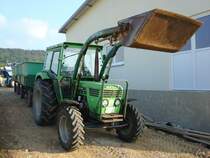 Deutz D 6206, 4-Zyl.-Diesel, 3768ccm, 60PS,
wurde von 1974-81 gebaut,
Sept.2009