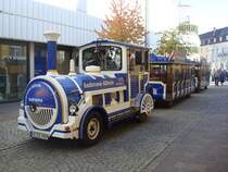 Tschu-Tschu aus Neumarkt/Oberpfalz,
als  Badenova-Bhnle  zur  Chrysantema  in Lahr/Schwarzwald,
Okt.2009