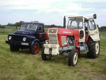 ZT 300+Hanomag LKW auf dem Veranstaltunselnde in Alt-Schwerin.