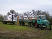KRAMER-KL400 bei der Wertung  Geschicklichkeitsfahrt  anlsslich der STEYR-CLUB-Oldtimerrallye in Geiersberg;091026