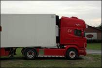 HARTMANN-SPECIAL No2: Schweden-Power: SCANIA TOPLINE \8/ R580(?) der Fleischwarenfabrik Hartmann aus Warendorf.