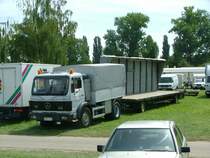 Mercedes-Benz SK Schaustellerzugmaschine (29.07.09, Gernsheim am Rhein).