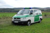 VW T 4 Synchro der Bundespolizei unterwegs im Werratal