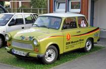 Trabant als Werbetrger fr das  DDR-Museum Pirna  in Rathen - 02.09.2009
