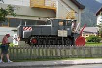 Dieses seltene Raupenfahrzeug haben wir am Millstdter See entdeckt. Sommer 2005