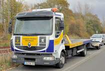 Renault 180 dCi Autotransporter/Abschleppfahrzeug in Rheinbach - 31.10.2009