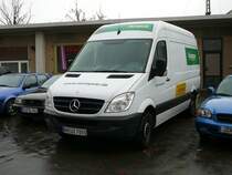 MB Sprinter von EUROPCAR steht am 04.11.2009 hinter dem Jenaer Bahnhof