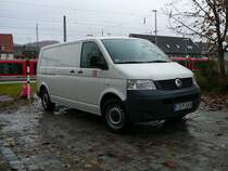 VW T 5 der DB AG abgestellt am Bahnhof Jena am 04.11.2009