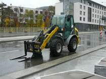 Kramer Allrad 750 abgestellt in der Nhe des Bahnhofes Jena-Paradies am 04.11.2009