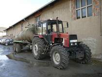 Belarus 1221 der Agrar-Genossenschaft Schps am 05.11.2009