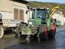 Fendt Favorit 514 der Agrar-Genossenschaft Schps am 05.11.2009