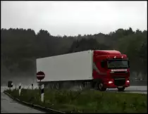 DAF XF105.410SC „SpaceCab“ von BR�NNING Transporte. (13.09.2009)