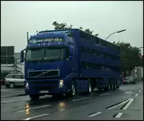 VOLVO FH GLOBETROTTER XL 480PS Euro5 mit einem Sattelauflieger f�r Viehtransporte in Warendorf.
