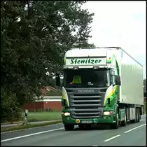 SCANIA TOPLINE R500 aus Ungarn der �sterreichischen Spedition STENITZER aus St.Ruprecht/Raab bei Beelen. (03.09.2009)