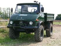 Dieses UniversalMotorGert kurz Unimog war in Bocka beim Bulldogtreffen vertreten