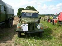 Russischer Gelndewagen GAS 69. Dieser Jeep war in Bocka zu sehen