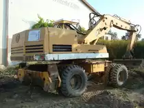 Liebherr 921, Mobilbagger ,
Okt.2009 im Markgr�flerland