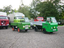 Diese beiden multicar M22 Kipper standen bereits am Samstag abend auf dem Platz beim Bulldogtreffen in Burkhardtsdorf