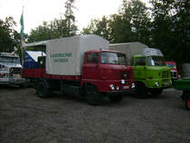 IFA W50L/Sp der Lanzfreunde Sachsen war bereits am Samstag auf dem Platz zu sehen beim Bulldogtreffen in Burkhardtsdorf 