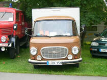 Barkas B1000 Koffer war schon am Samstag zum Bulldogtreffen nach Burkhardtsdorf gekommen