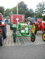Normag Traktor am Vorabend des Bulldogtreffen in Burkhardtsdorf