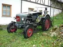 Dieser Eicher wartet im Saaletal auf bessere Zeiten, 09.11.2009