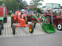 RS09 mit Hublader war bereits am Vortag des Bulldogtreffens in Burkhardtsdorf ausgestellt