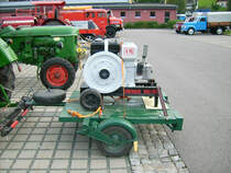 !zyl. Verdampfer auf PKW H�ngerfahrgestell war am Samstag abend bereits angereist zum Bulldogtreffen in Burkhardtsdorf