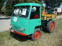 Mulag MD 22-4, Kleintransporter der Firma Huber&W�ssner
aus Bad Peterstal/Schwarzwald,
mit 3-Zyl.4-Takt Motor von G�ldner,
1318ccm ,22PS, 30Km/h, Bj.1964,
Traktorentreff Breisach Sept.2009 