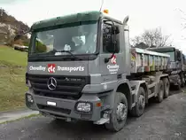 Mercedes ACTROS in Chernex am 08.11.2009