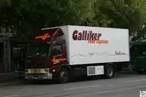 Volvo FM 7 der Schweizer Spedition  Galliker , aufgenommen am 9. Oktober 2009 in Z�rich.