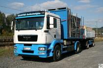 MAN des Unternehmens  Wachter , aufgenommen am 27. September 2009 in Pressig / Oberfranken.