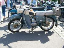 MZ ES150 hier in der Ausfhrung mit Knieblechen, beim Bulldogtreffen in Burkhardtsdorf