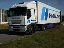 IVECO-LKW am 08.September 2009 im Industriegelnde von Bergen/Rgen.