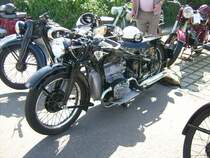 Diese alte Zndapp war beim Burkhardtsdorfer Bulldogtreffen zu sehen