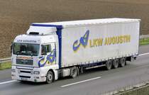 MAN -  LKW Augustin  - auf der A 61 bei Rheinbach - 18.11.2009