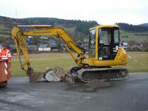 Komatsu PC 45 R der Firma DOHRMANN im Saaletal