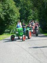 Auch dieser Deutz Schlepper fuhr auf der groen Runde beim Bulldogtreffen mit.