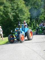 Dieser Lanz Bulldog befuhr ebenfalls die groe Runde beim Bulldogtreffen in Burkhardtsdorf
