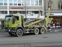 IVECO CURSOR Muldenkipper unterwegs in der Stadt Bern am 13.11.2009
