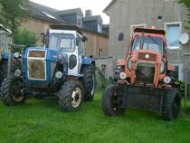 Diese beiden ZT´s waren neben anderen ZT Traktoren schon am Vorabend des 10. Bulldotreffens in Burkhardtsdorf zu sehen